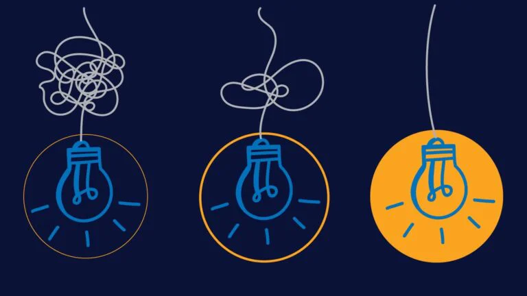 Illustration: Three lightbulbs