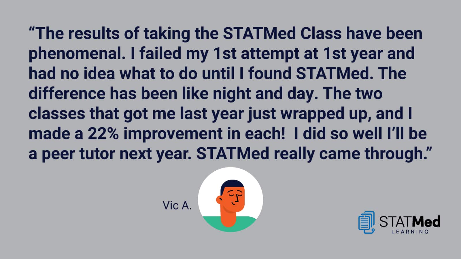 Featured image for ““I failed my 1st attempt at 1st year and had no idea what to do until I found STATMed.””