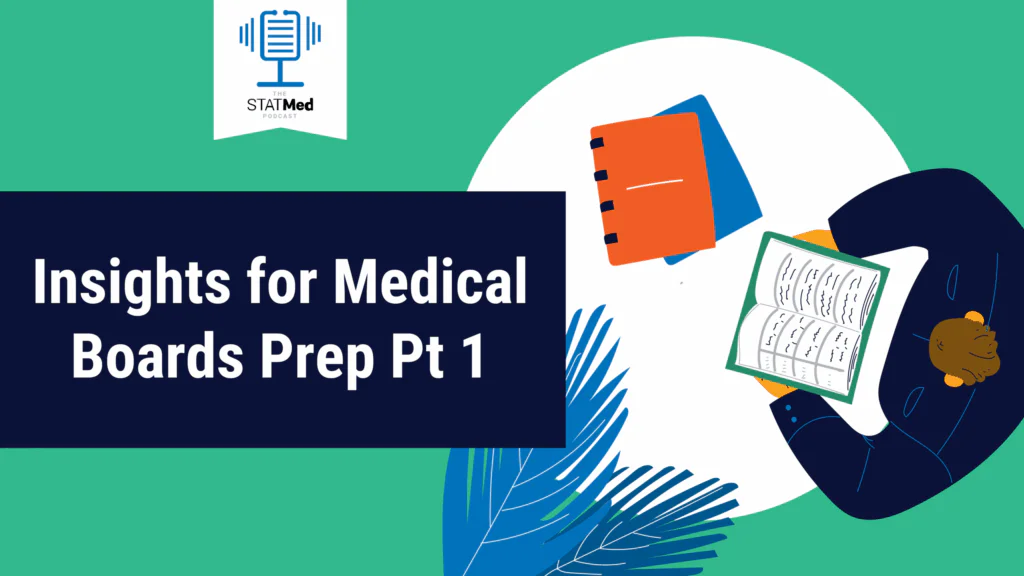 Student studying for their medical boards