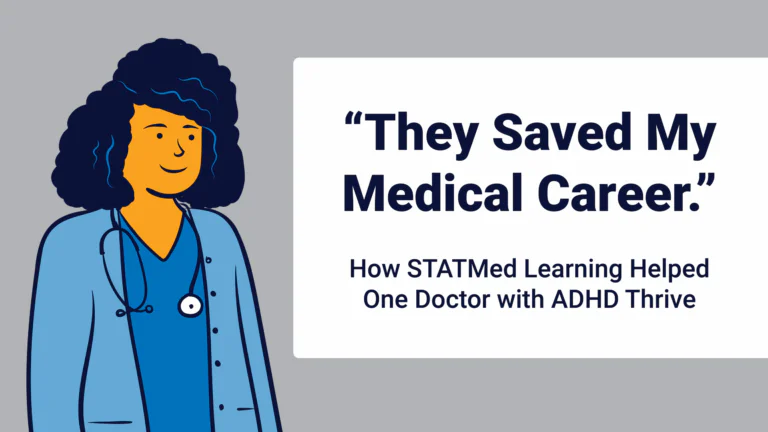 Doctor wearing blue scrubs with stethoscope.
