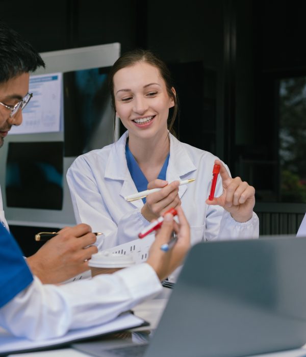 Medicaltest vaccine research and development concept. Scientist